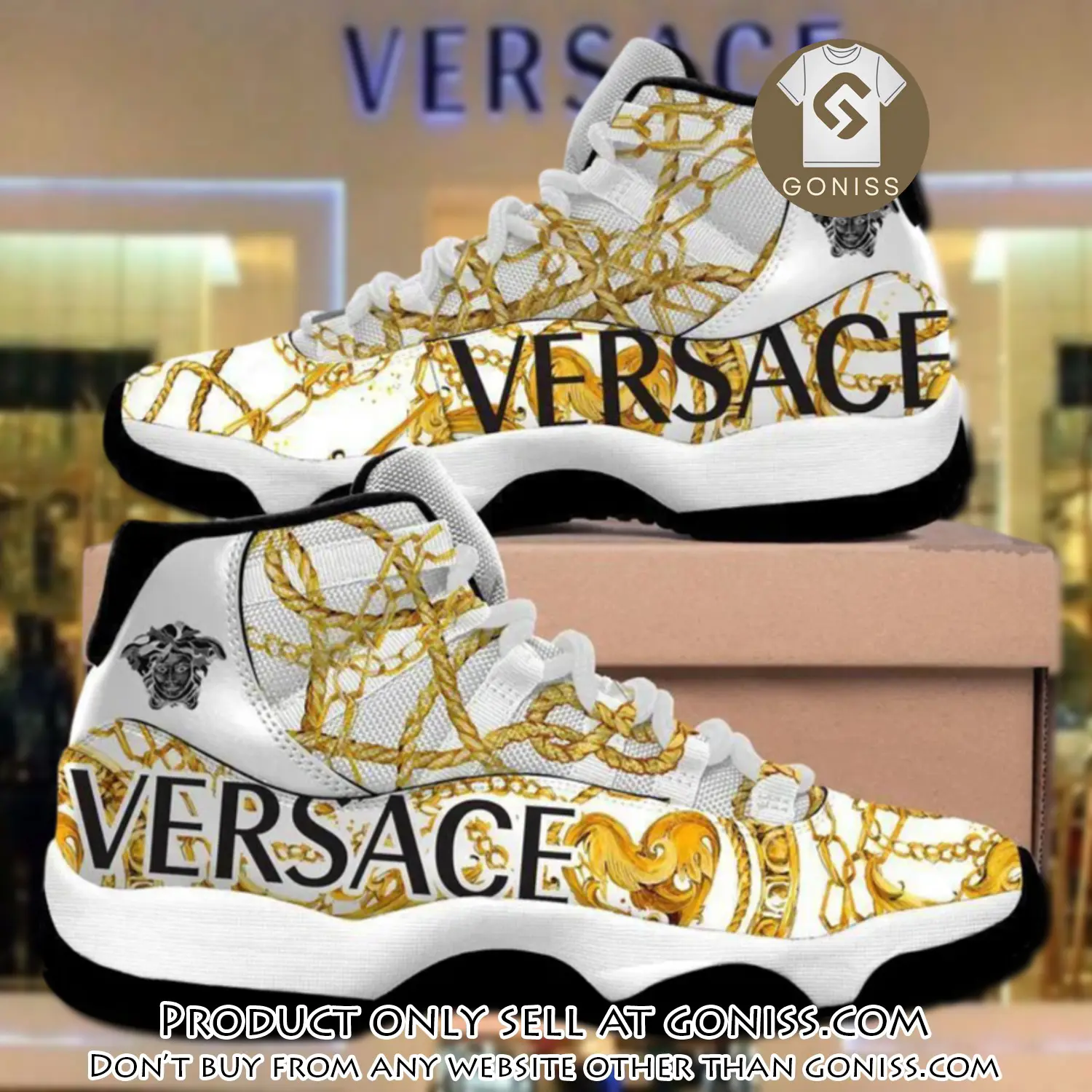 Gianni versace white air jordan 11 sneakers shoes hot  gifts for men women gn5049091